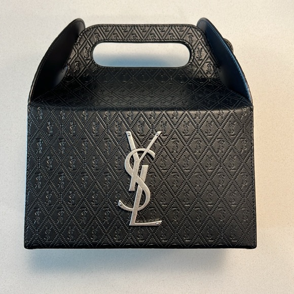 Saint Laurent TAKE-AWAY BOX IN LEATHER - Picture 3 of 17